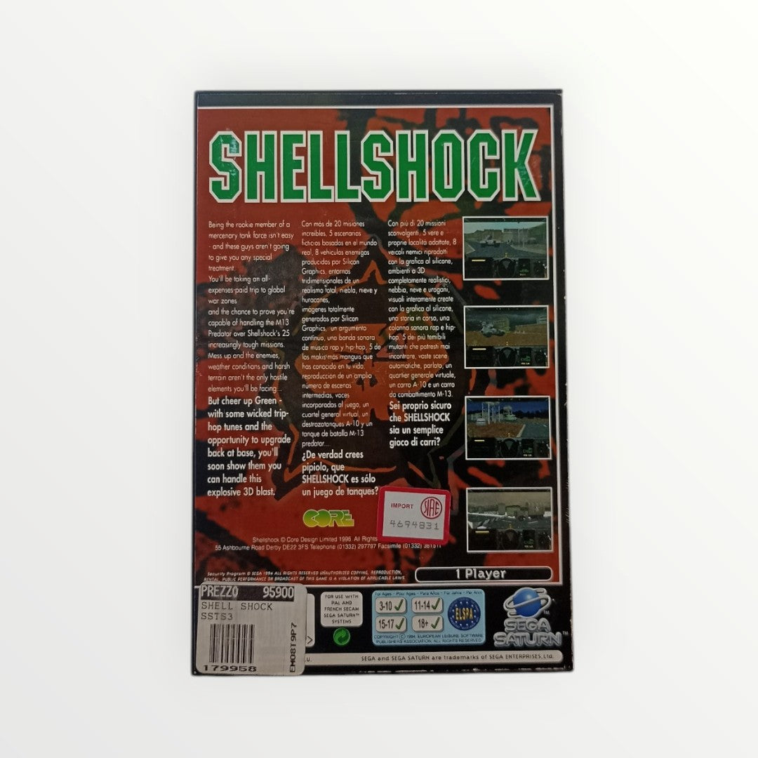 Shellshock Saturn Sega Complet FRA