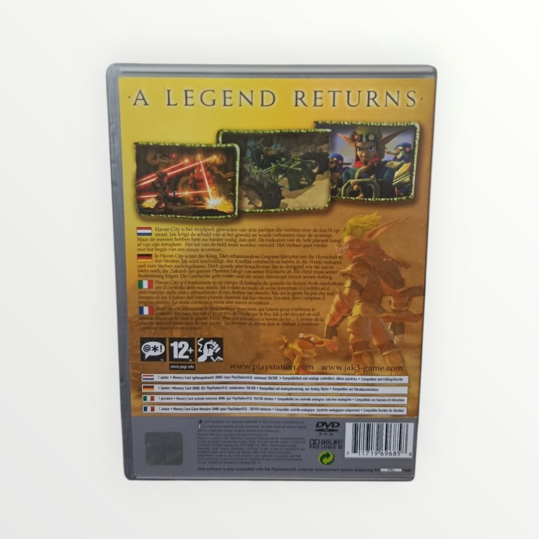 Jak 3 "Version platinum" Playstation 2 (PS2) Complet Version FRA