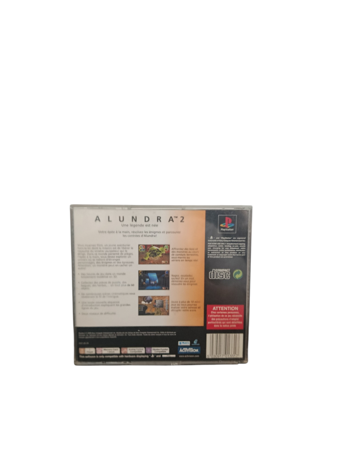 Alundra 2 Legendes Collection Playstation 1 (PS1) Complet en FRA