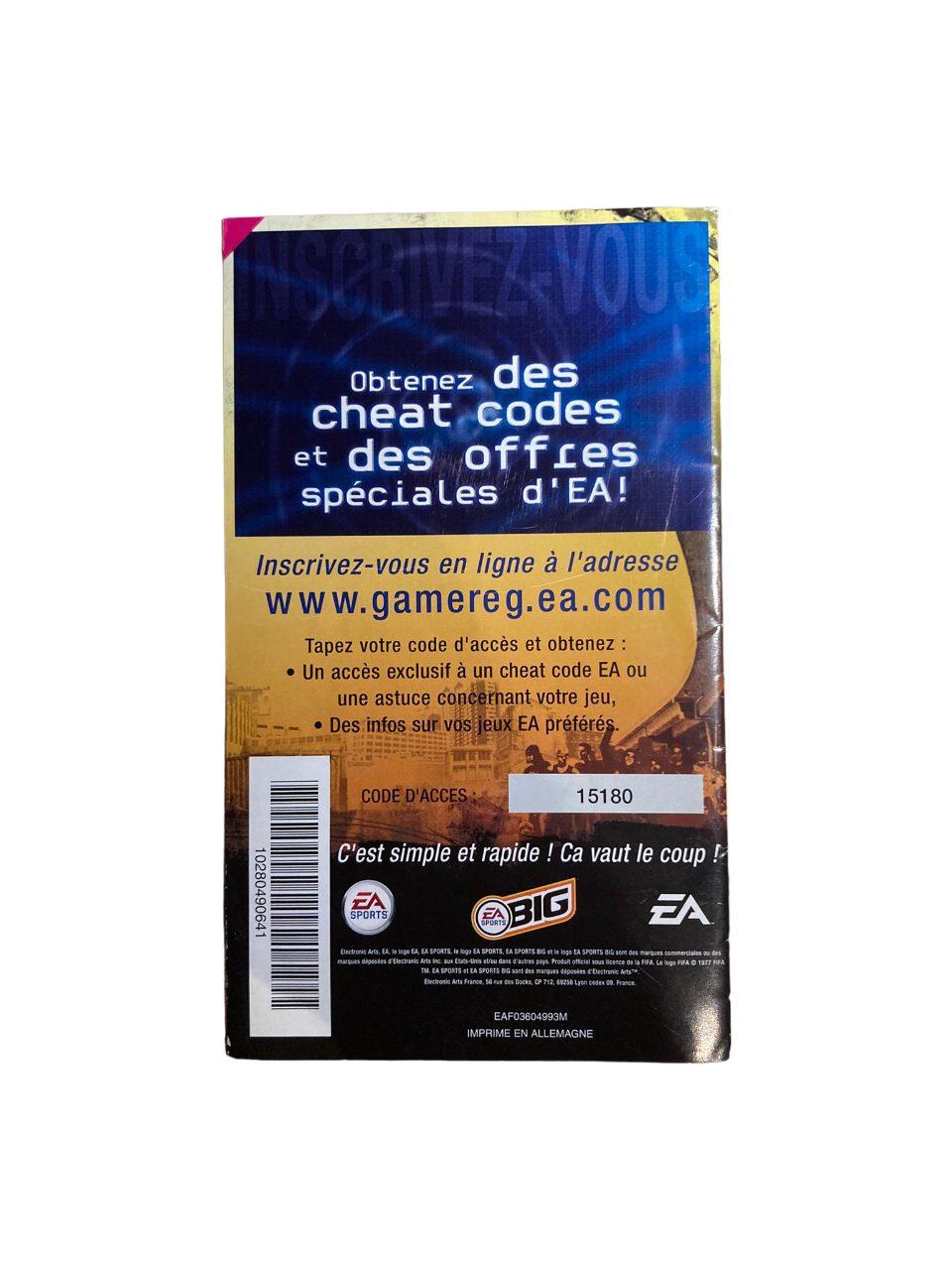 Notice FIFA Street 2