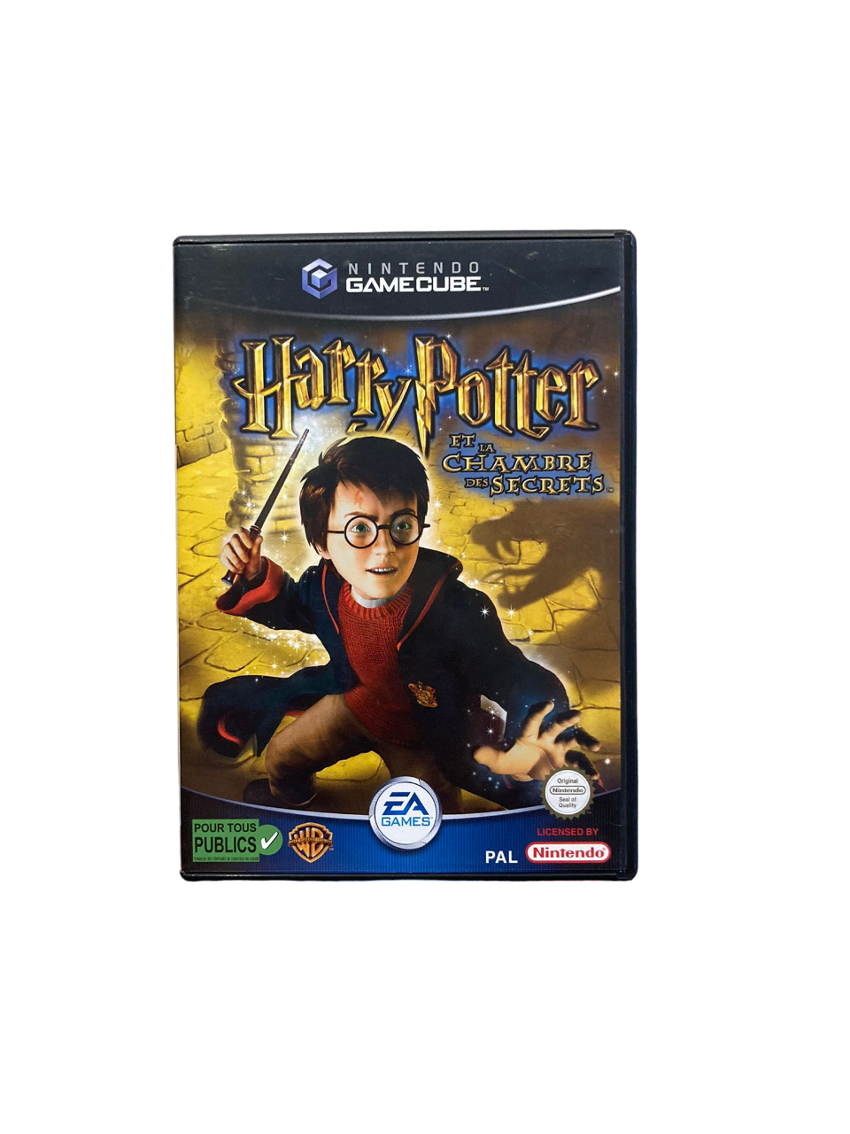 Pack Nintendo GameCube – Édition Harry Potter et la Chambre des Secrets (complet, sans cale)