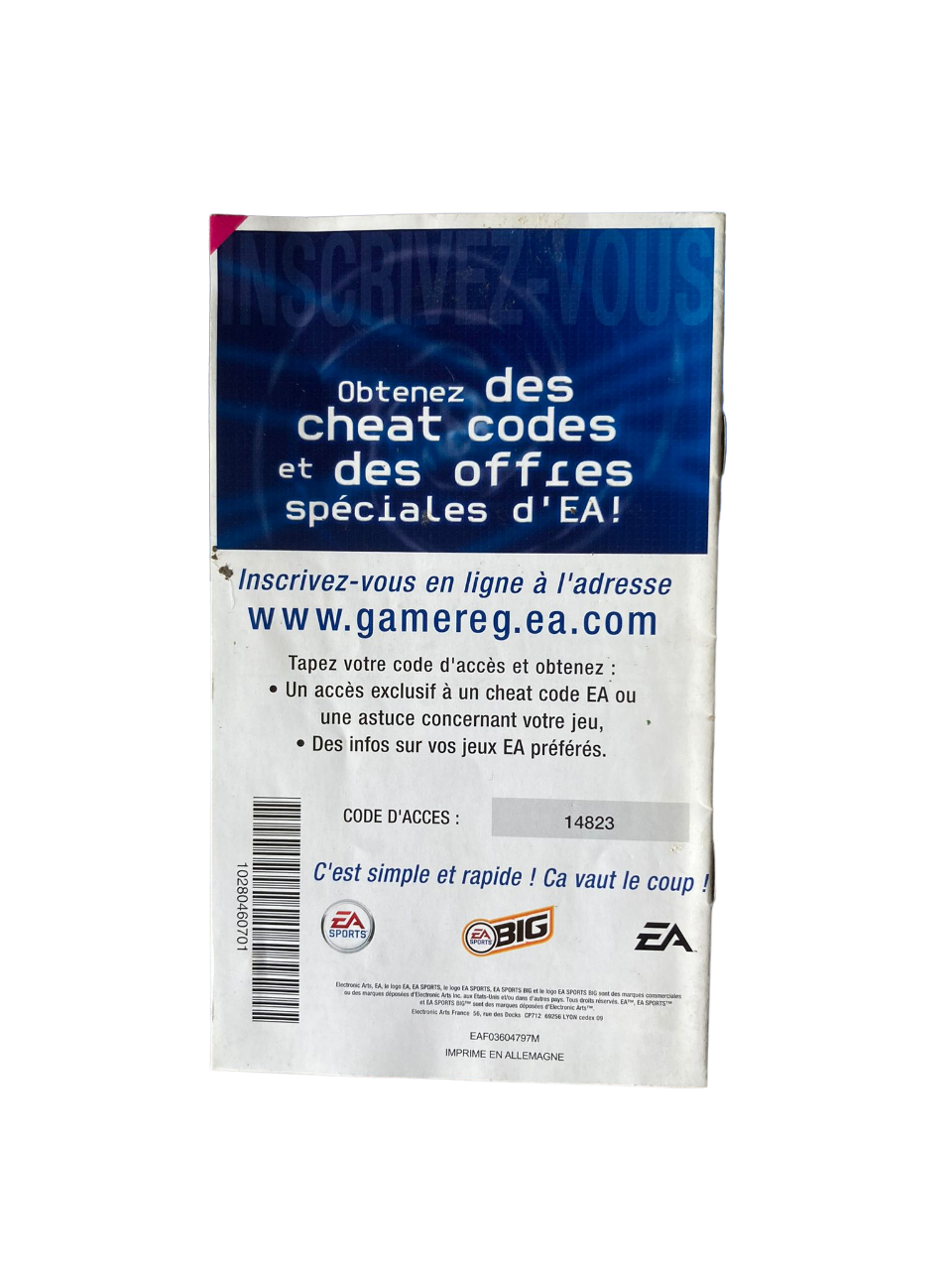 Notice Fifa 07
