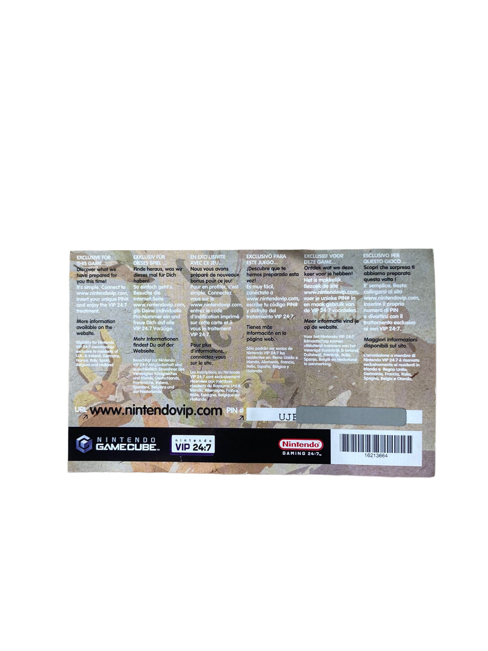 Carte VIP The Legend of Zelda : The Wind Waker Edition Limitée