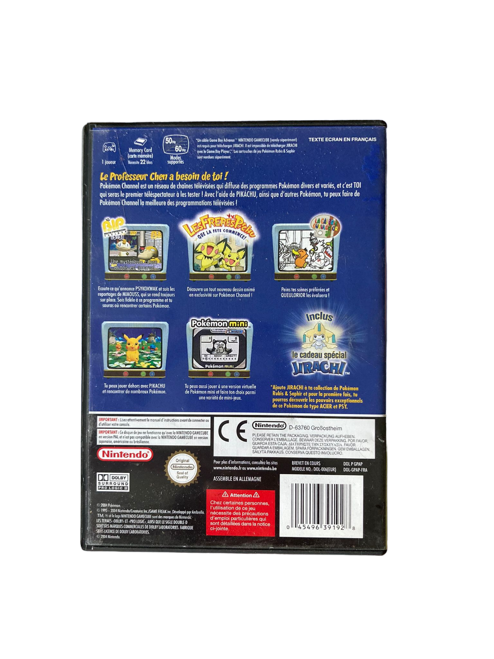 Pokémon Channel Nintendo GameCube