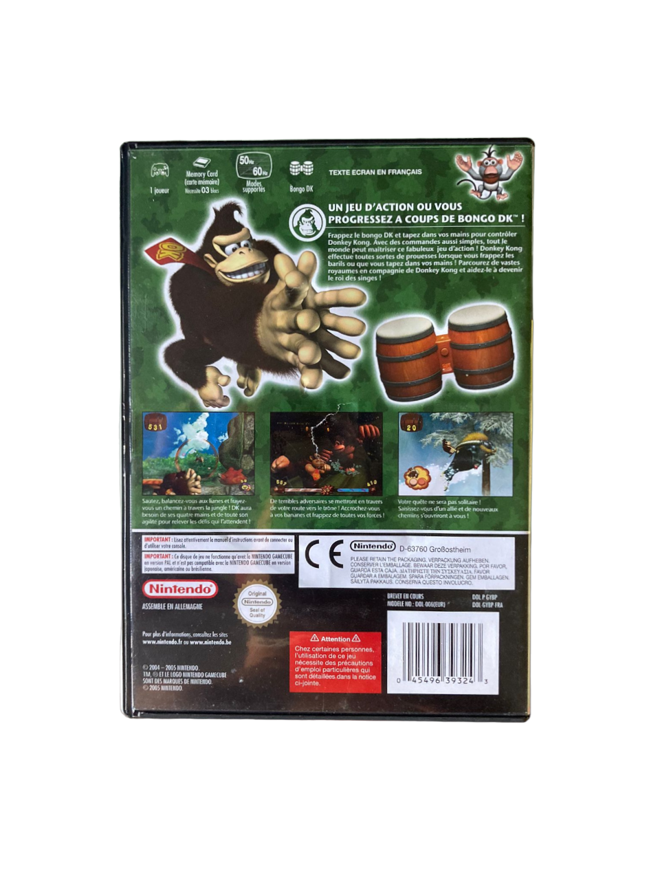 Donkey Kong Jungle Beat Nintendo GameCube