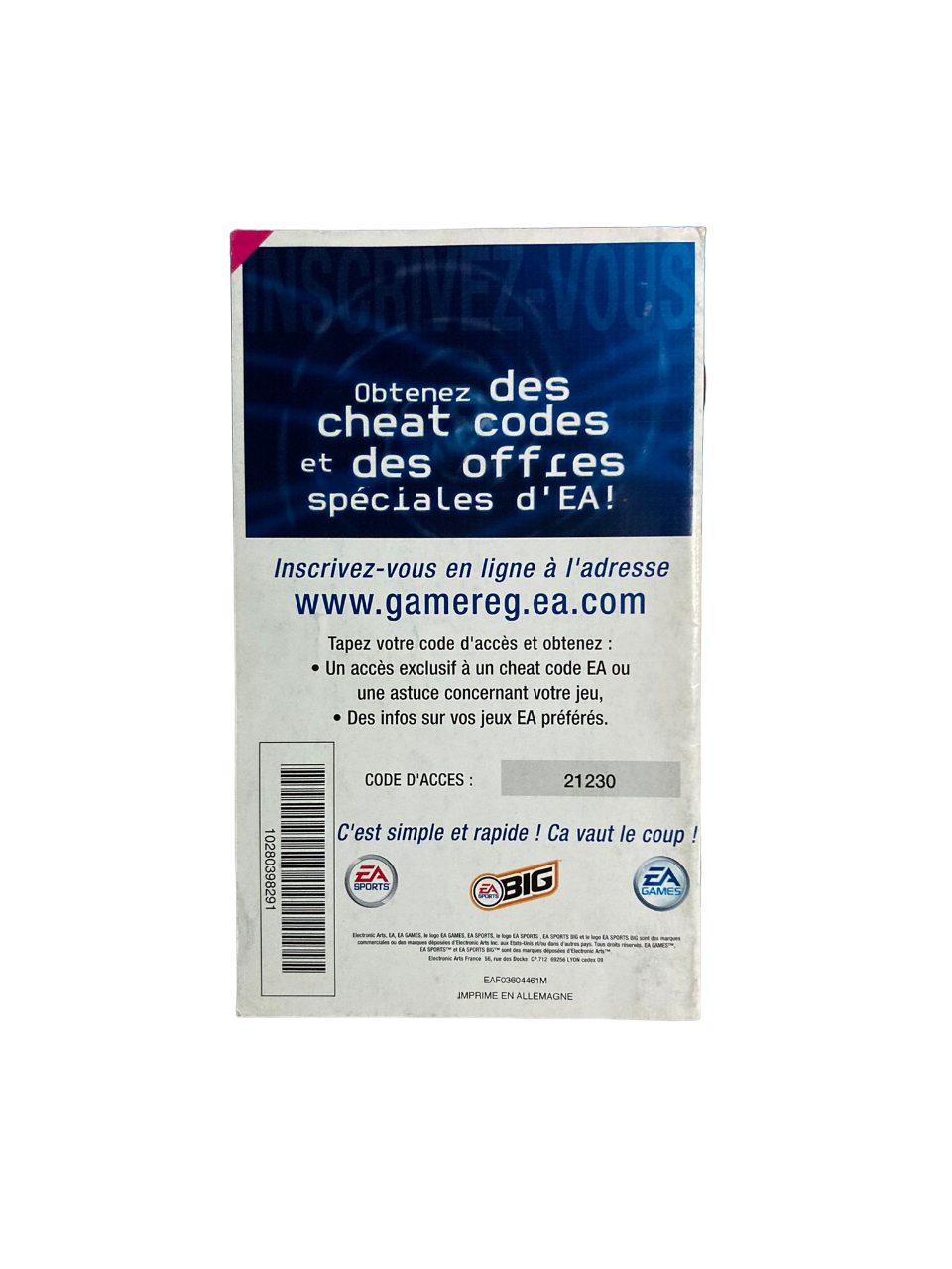 Notice UEFA Champions League 2004-2005