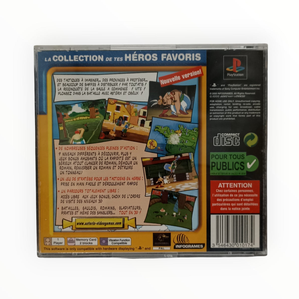 Astérix : La Bataille des Gaules – PlayStation 1 (Complet) - Masaru