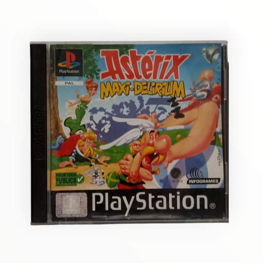 Jeu Astérix Maxi-Delirium complet pour PlayStation 1 version PAL FR