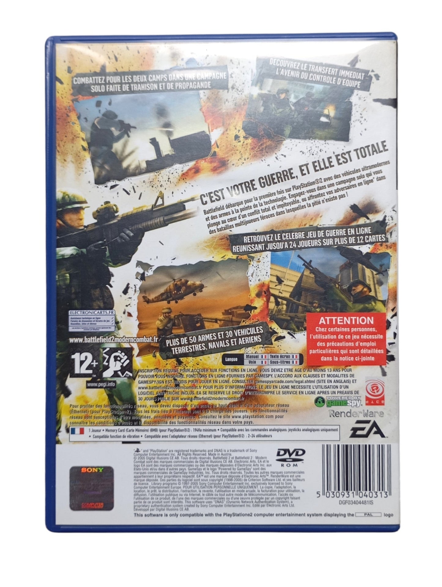 Battlefield 2: Modern Combat Playstation 2 (PS2) - Masaru