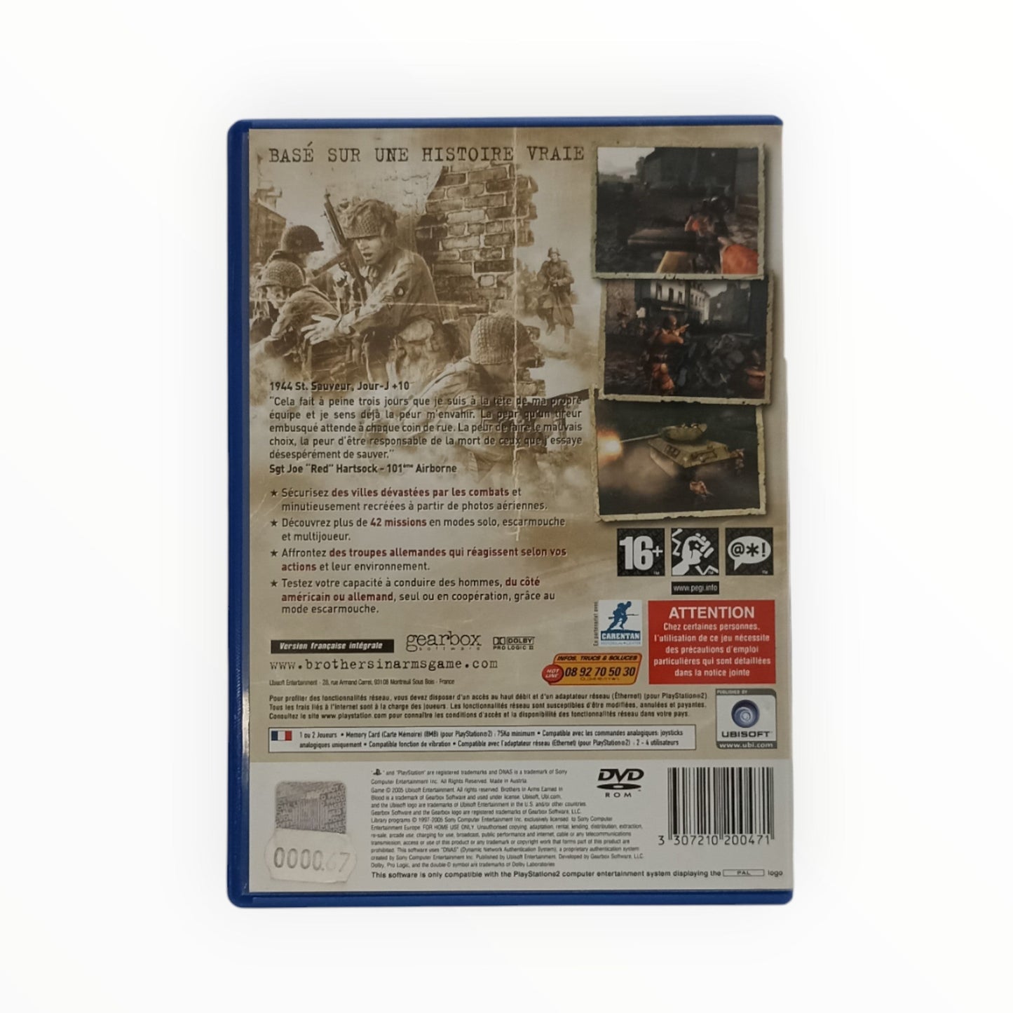 Brothers in Arms: Earned in Blood – PS2 (complet) - Masaru