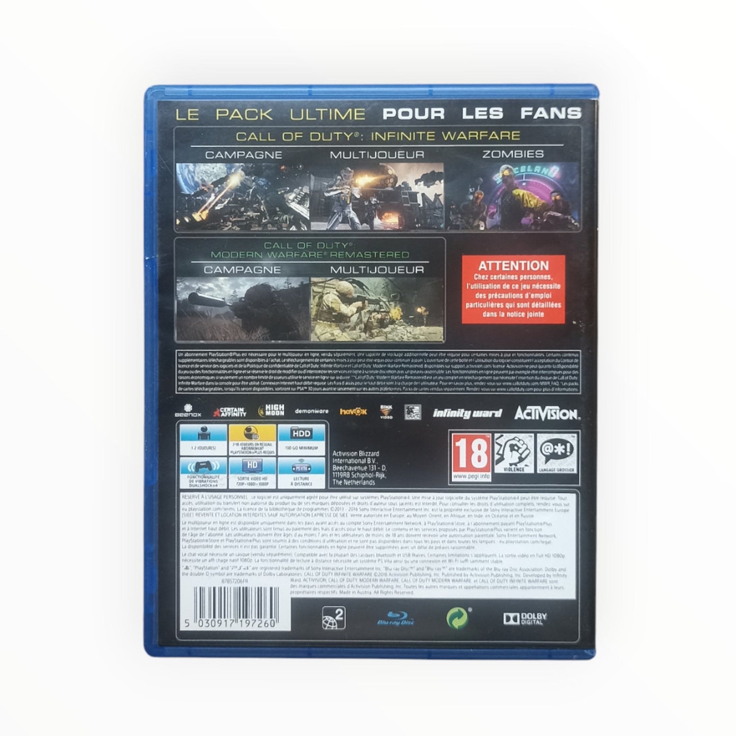 Call of Duty: Infinite Warfare – Édition Legacy (PS4 – Sans notice) - Masaru