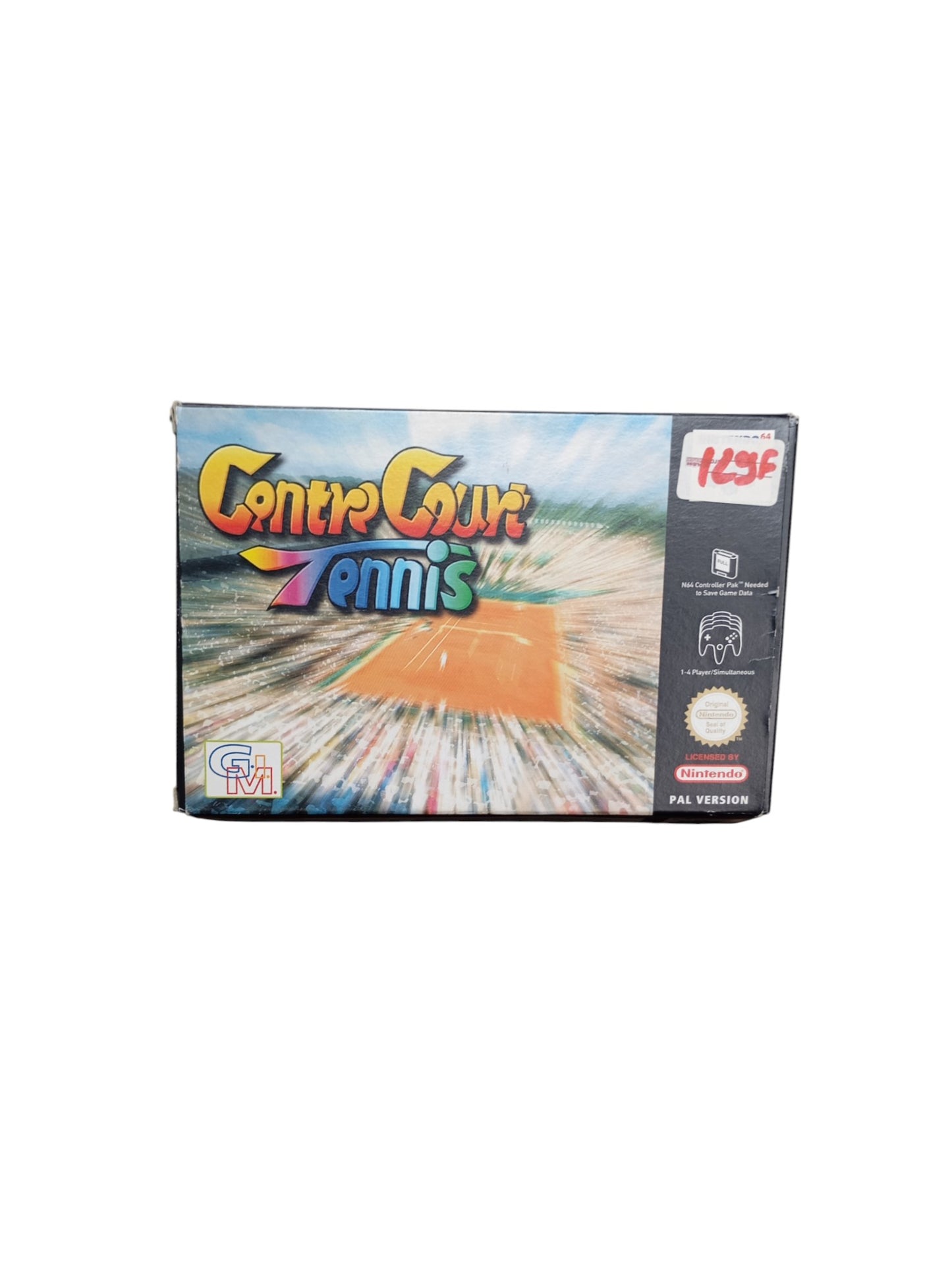 Center Court Tennis Nintendo 64 jeu complet original avec boîte et notice