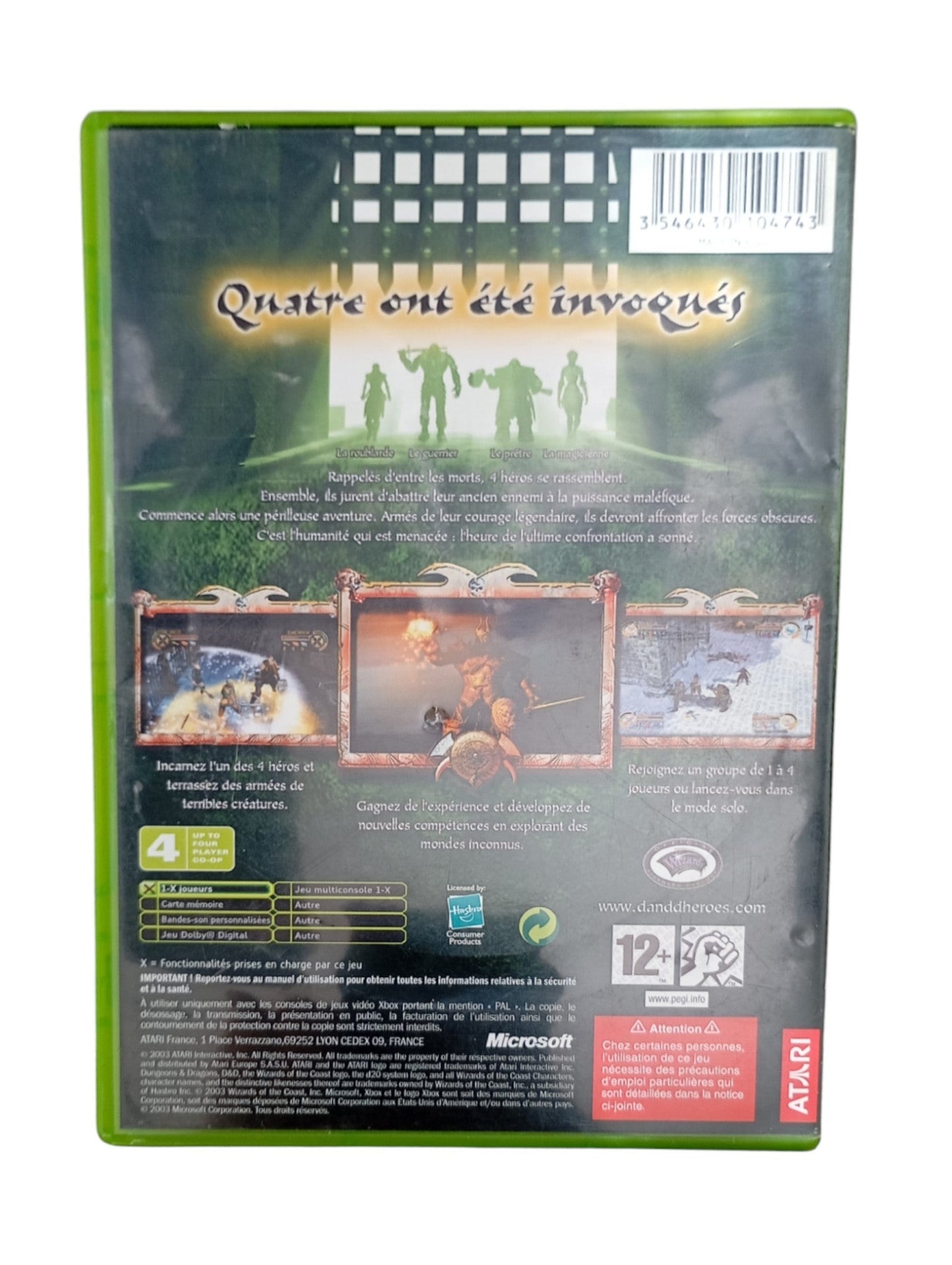 Dungeons & Dragons: Heroes – Xbox (jeu original) - Masaru