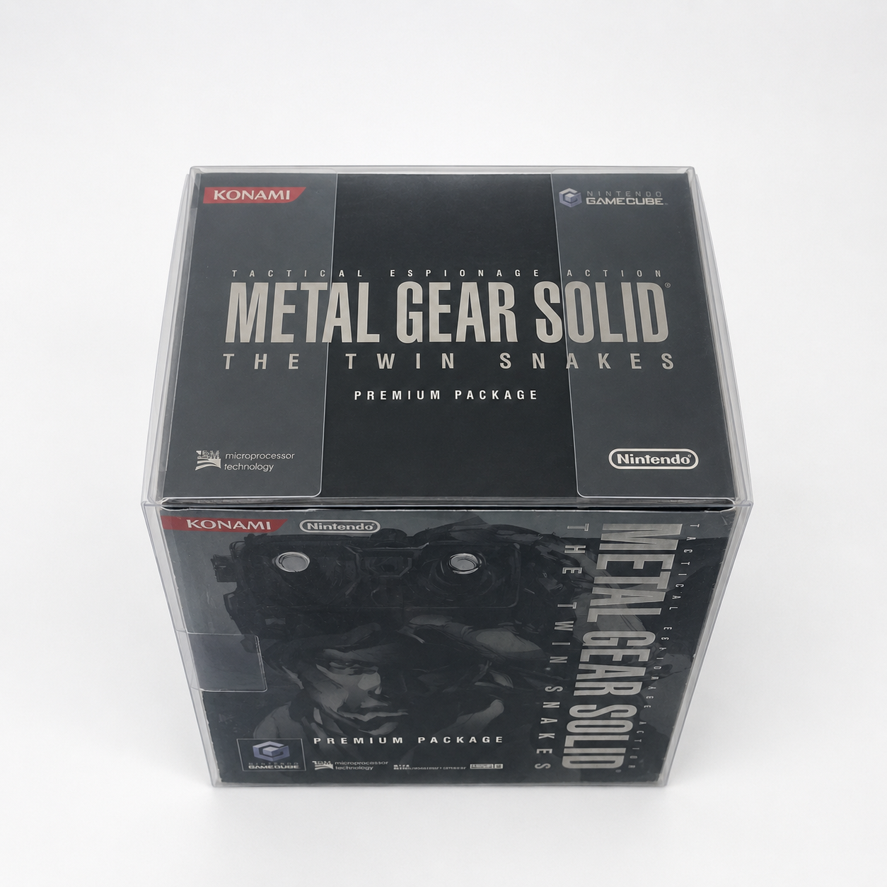Boîtier de protection Console Nintendo GameCube transparent pour coffret collector grand format 24 x 24,5 x 16 cm