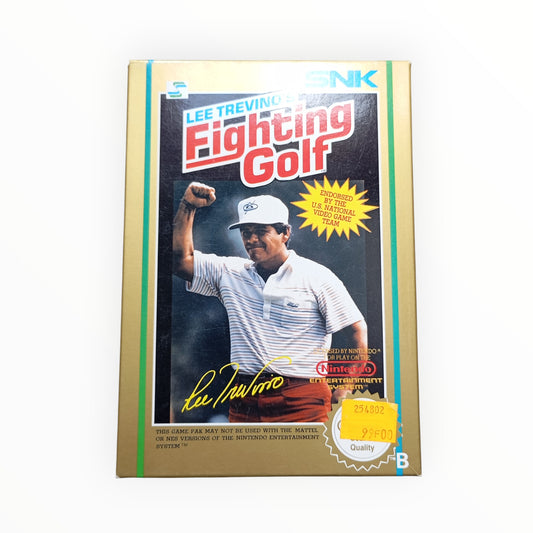 Lee Trevino’s Fighting Golf complet sur Nintendo NES avec boîte et notice