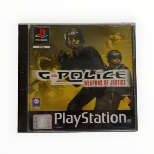 Jeu G-Police Weapons of Justice complet pour PlayStation 1 version PAL FR