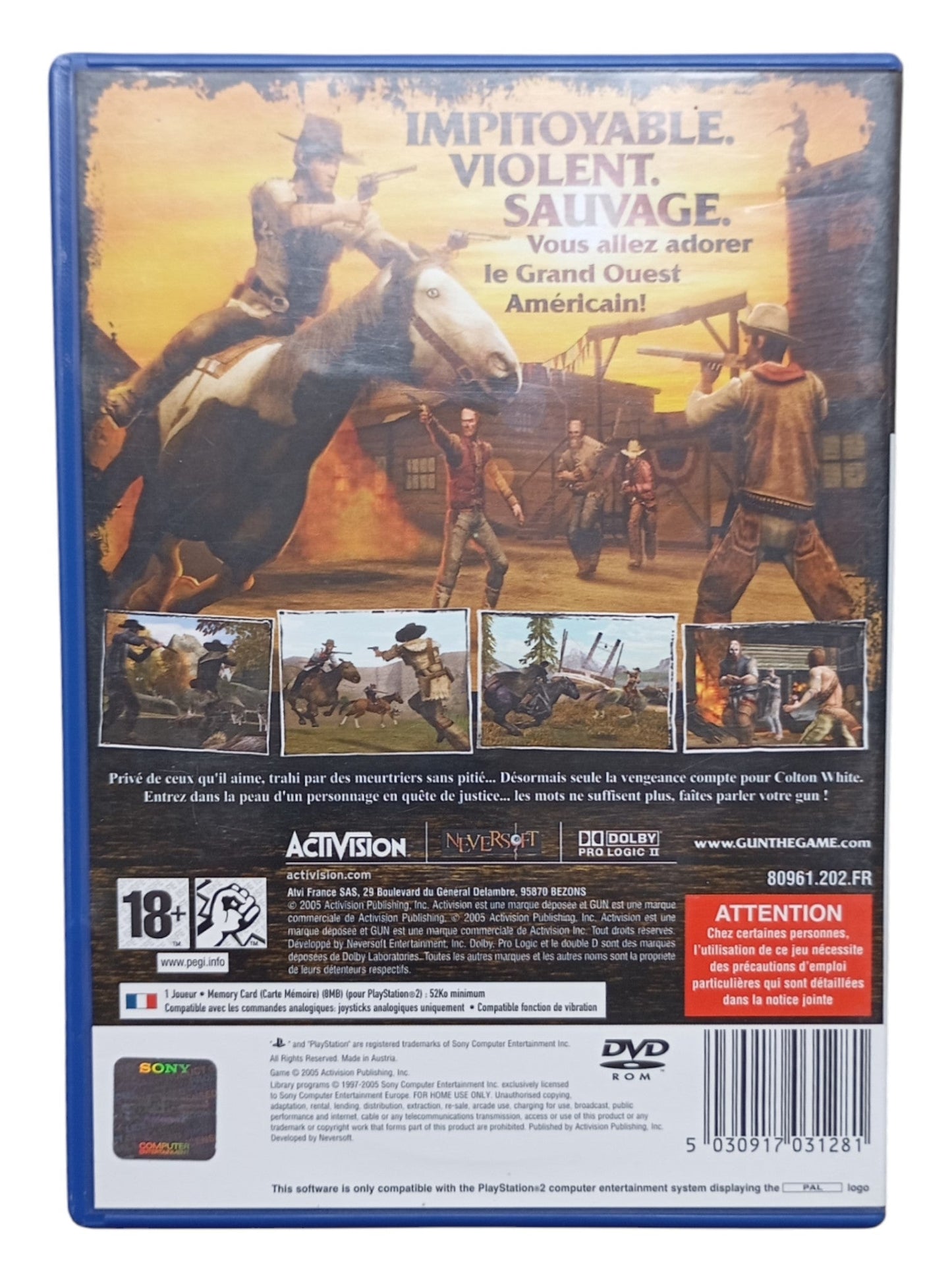 Gun Playstation 2 (PS2) - Masaru