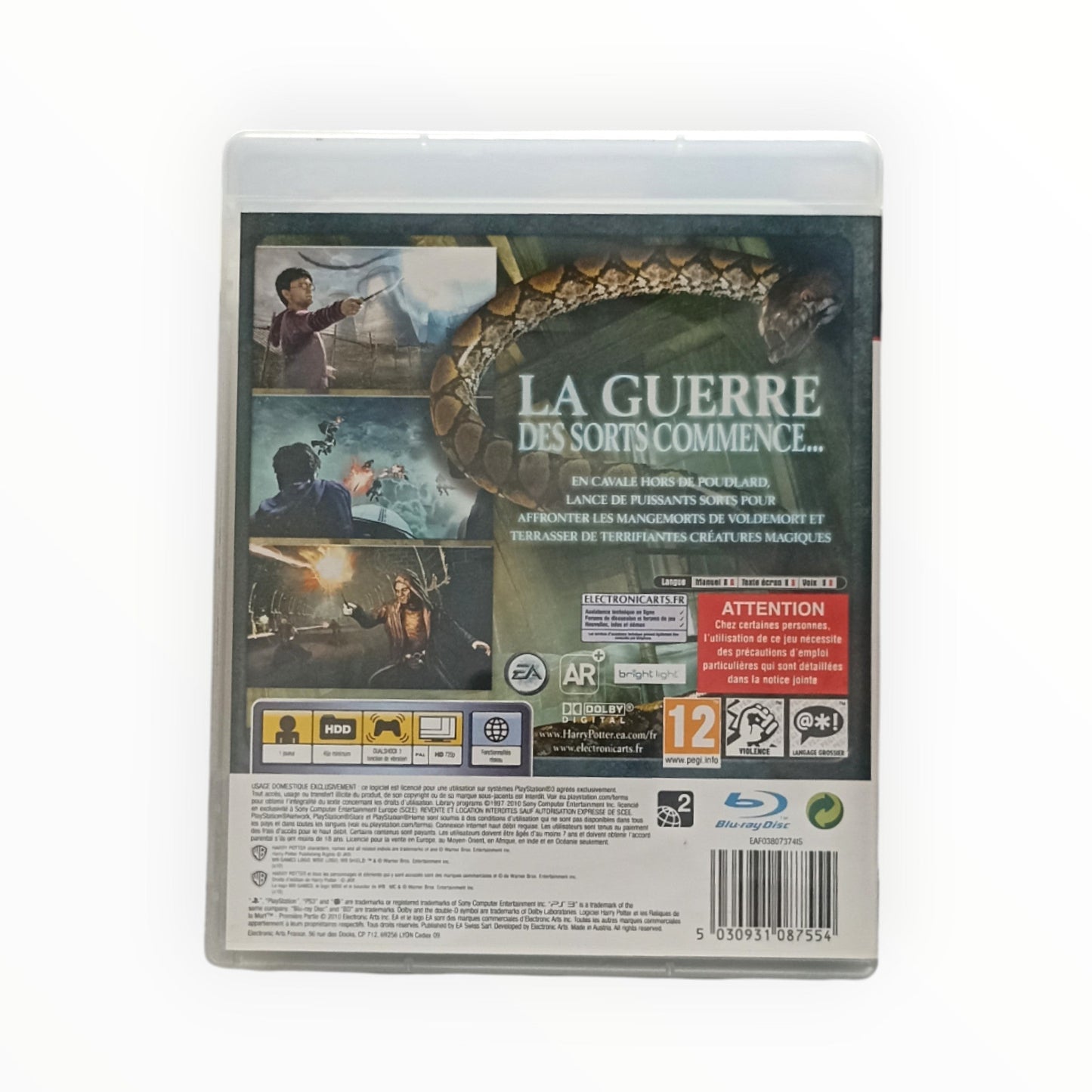 Harry Potter et les Reliques de la Mort – Partie 1 Playstation 3 (PS3) - Masaru