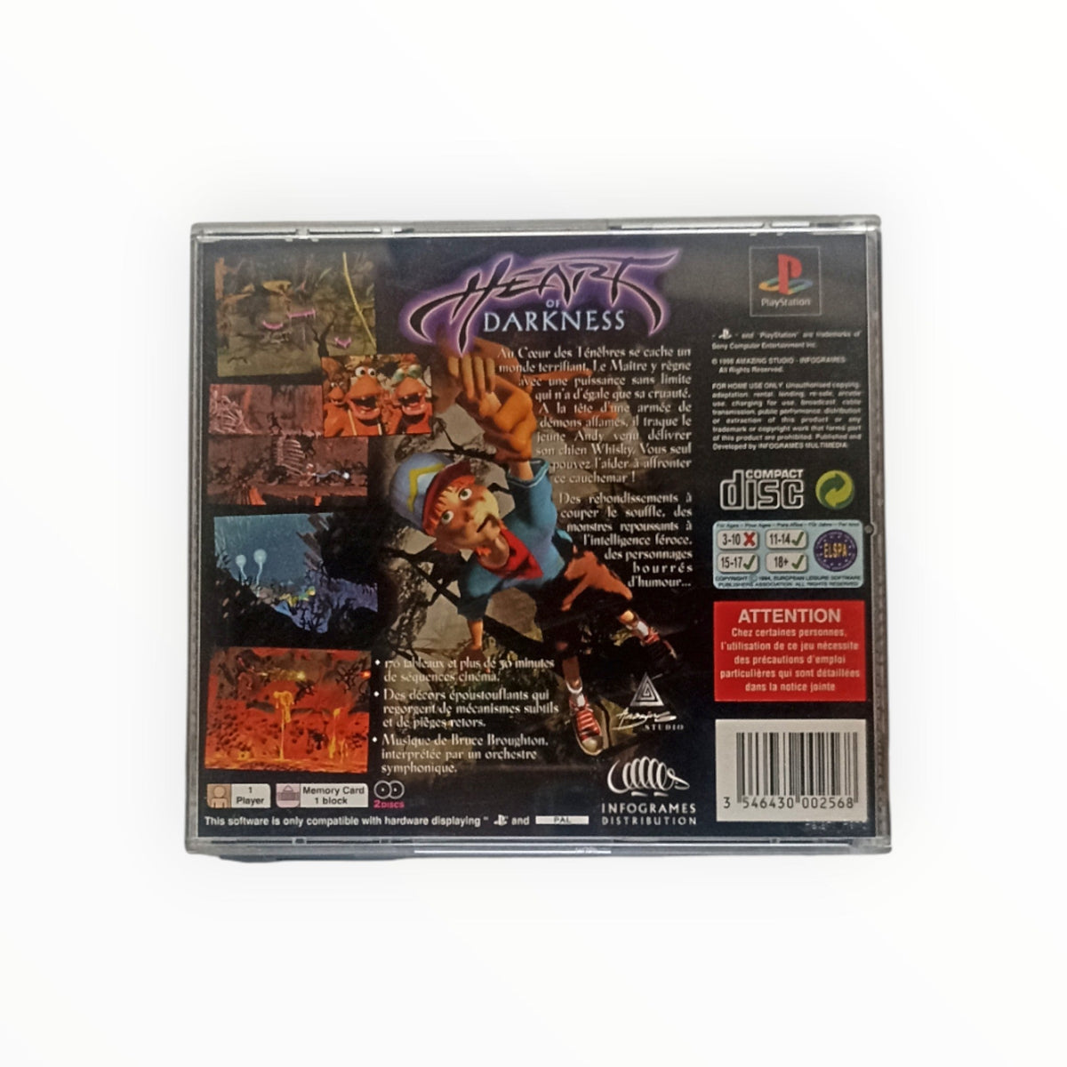 Heart of Darkness Playstation 1 (PS1) - Masaru