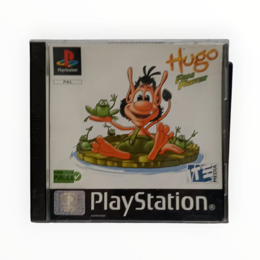 Jeu Hugo Frog Fighter complet pour PlayStation 1 version PAL FR