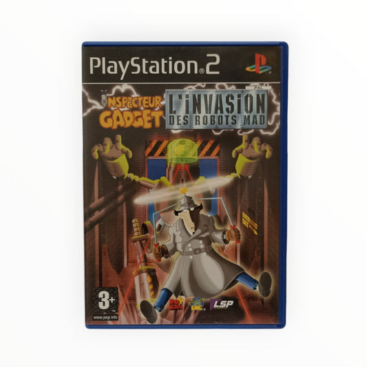 Inspecteur Gadget L’Invasion des Robots MAD PS2 complet avec boîte, disque et notice