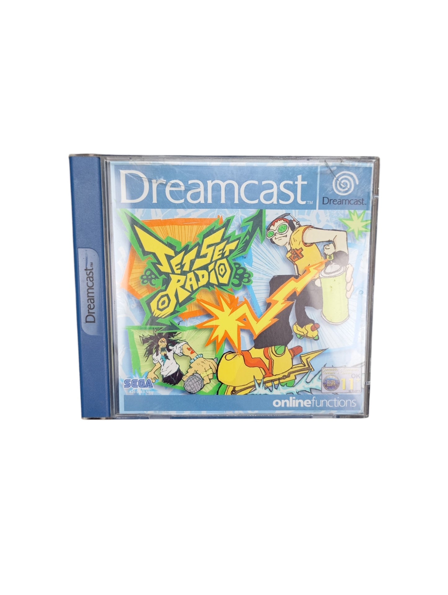 Jet Set Radio Sega Dreamcast complet en boîte avec disque et notice