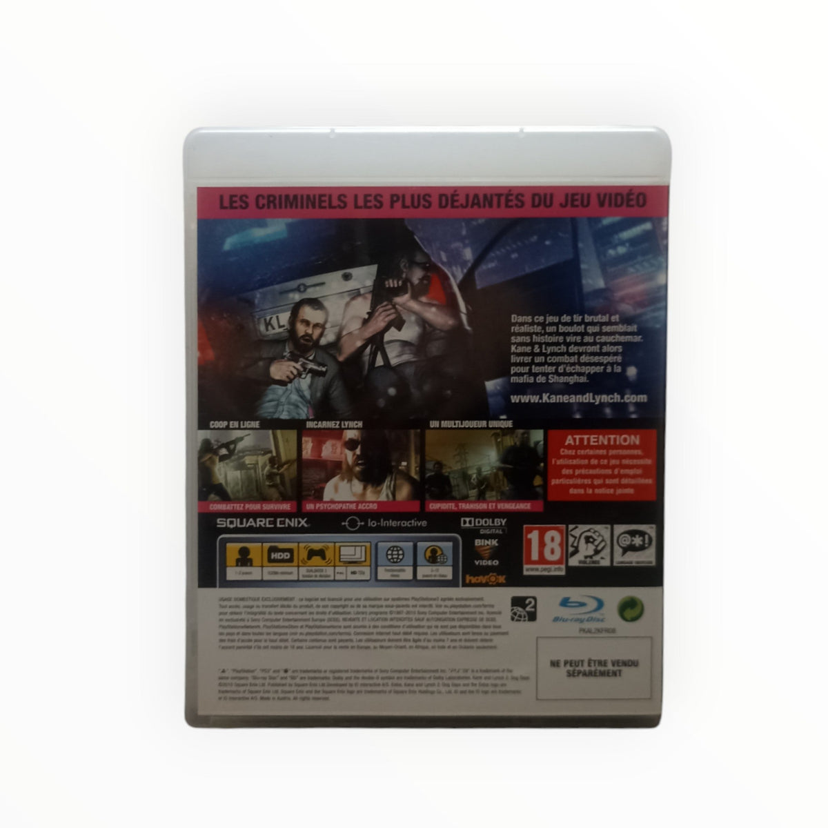Kane & Lynch 2: Dog Days – Édition Limitée – PlayStation 3 (PS3) – Complet - Masaru