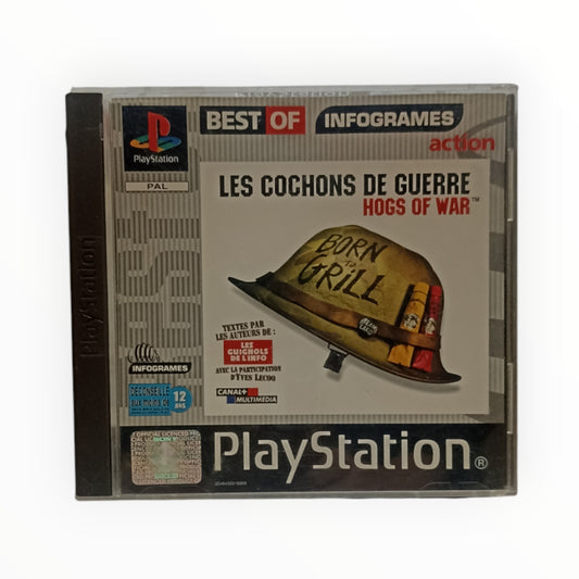 Les Cochons de Guerre Hogs of War PlayStation 1 PS1 complet avec notice