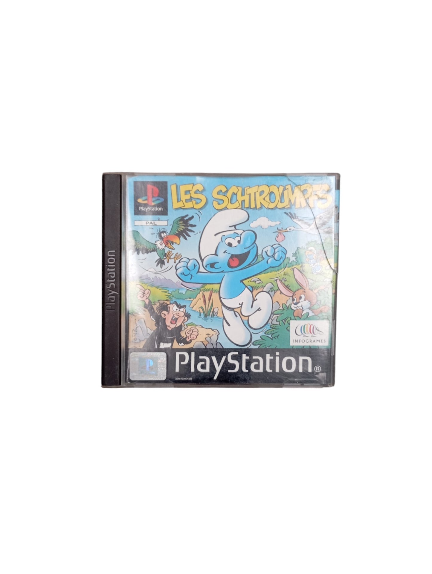 Les Schtroumpfs PlayStation 1 PS1 complet en boîte avec disque et notice