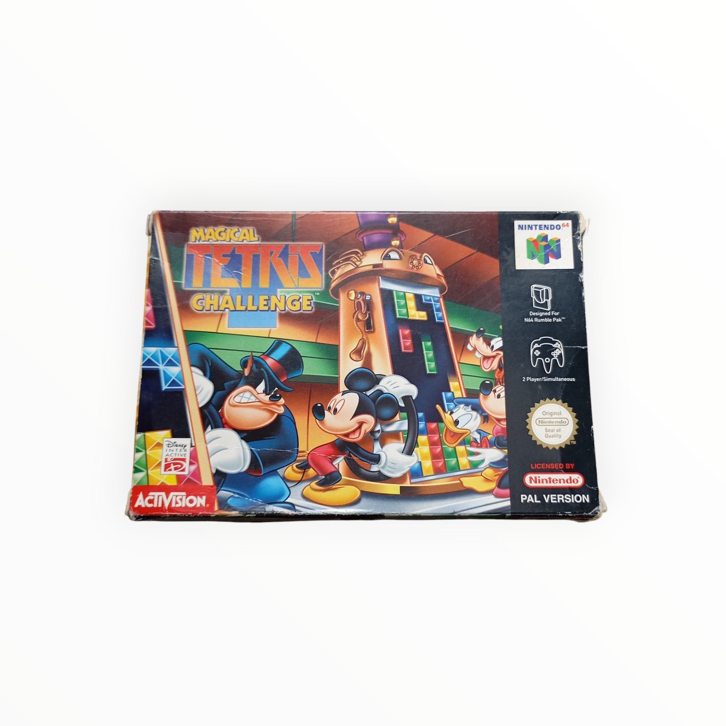 Magical Tetris Challenge complet sur Nintendo 64 avec boîte et notice