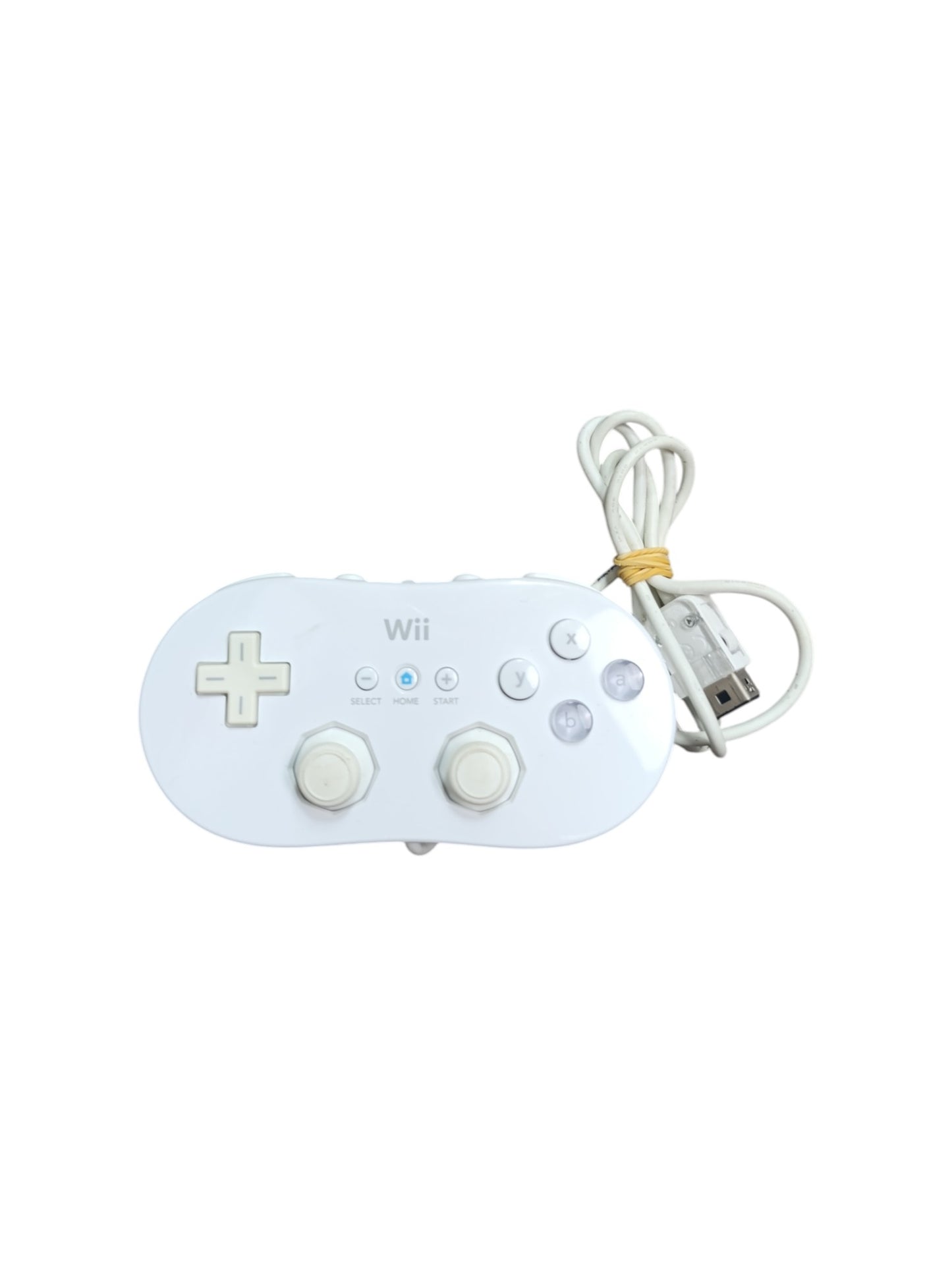 Manette Classic Controller Nintendo Wii blanche seule, officielle, testée et fonctionnelle