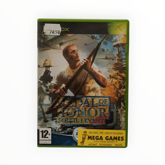 Jeu Medal of Honor Soleil Levant Xbox complet avec boîte, notice et disque