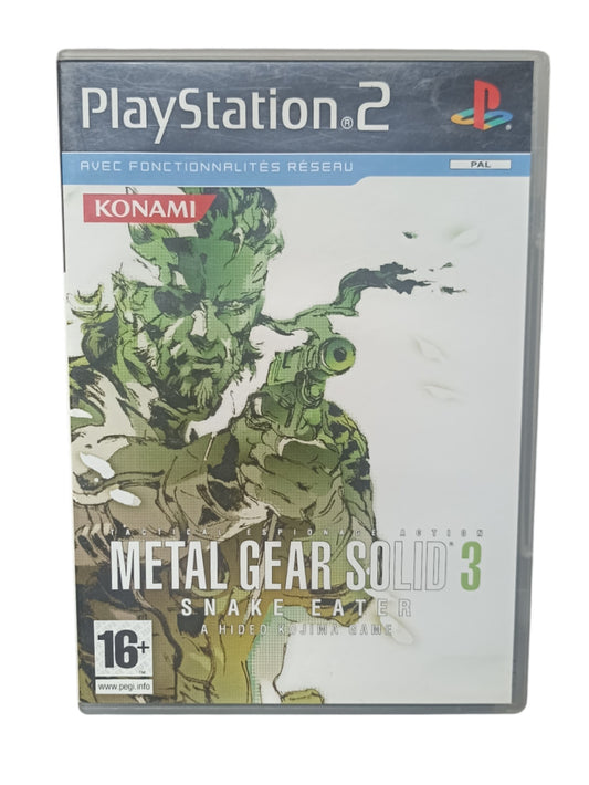 Metal Gear Solid 3 Snake Eater jeu original PS2
