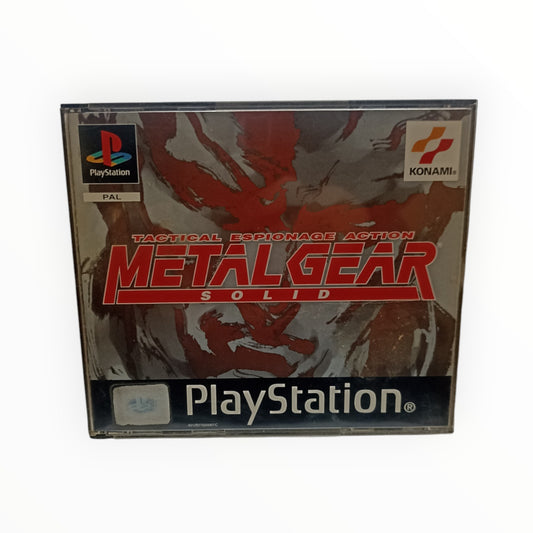 Metal Gear Solid PlayStation 1 PS1 complet avec boîte et notice