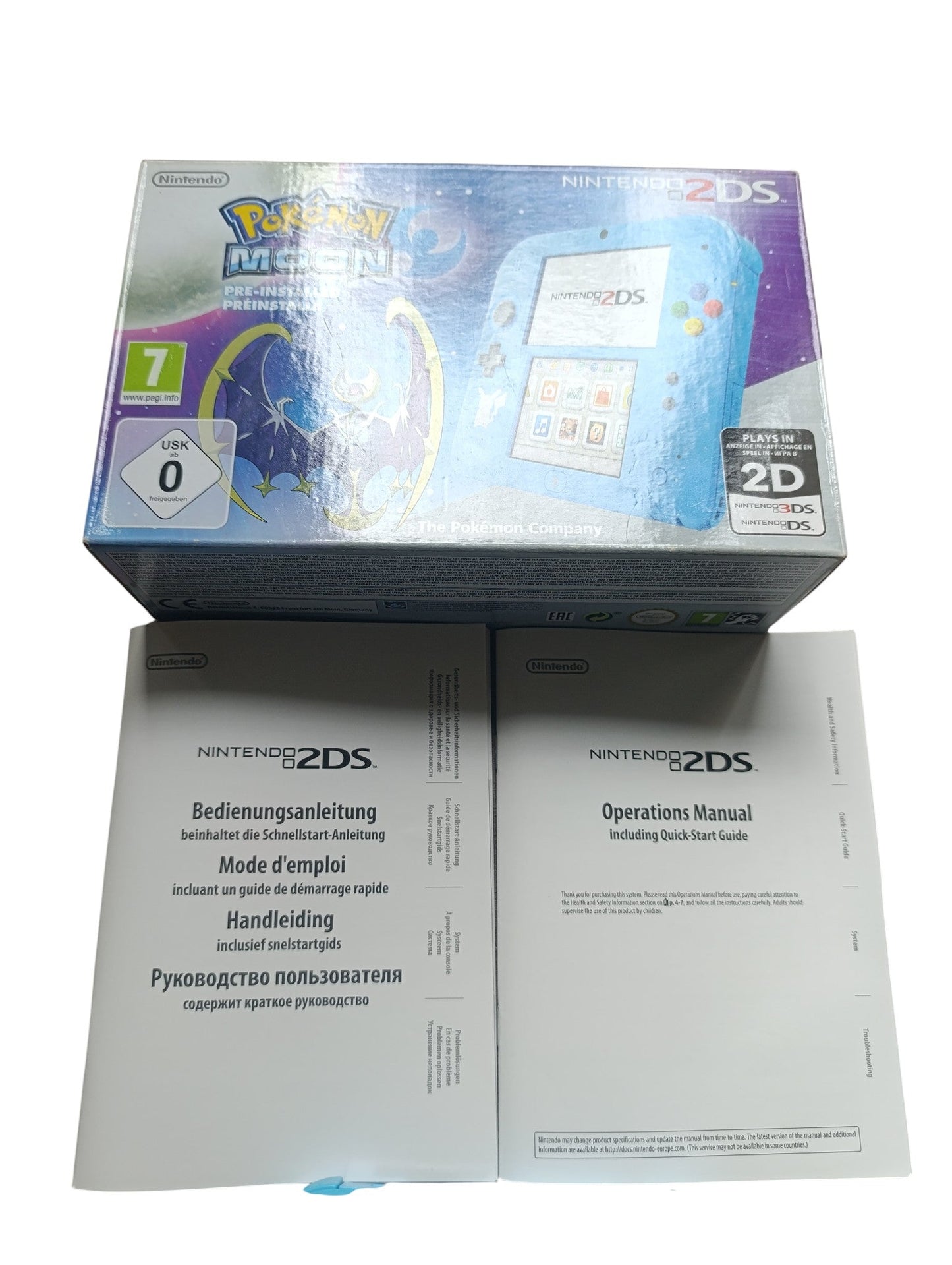 Nintendo 2DS Édition Pokémon Moon – en boîte complète avec notice - Masaru