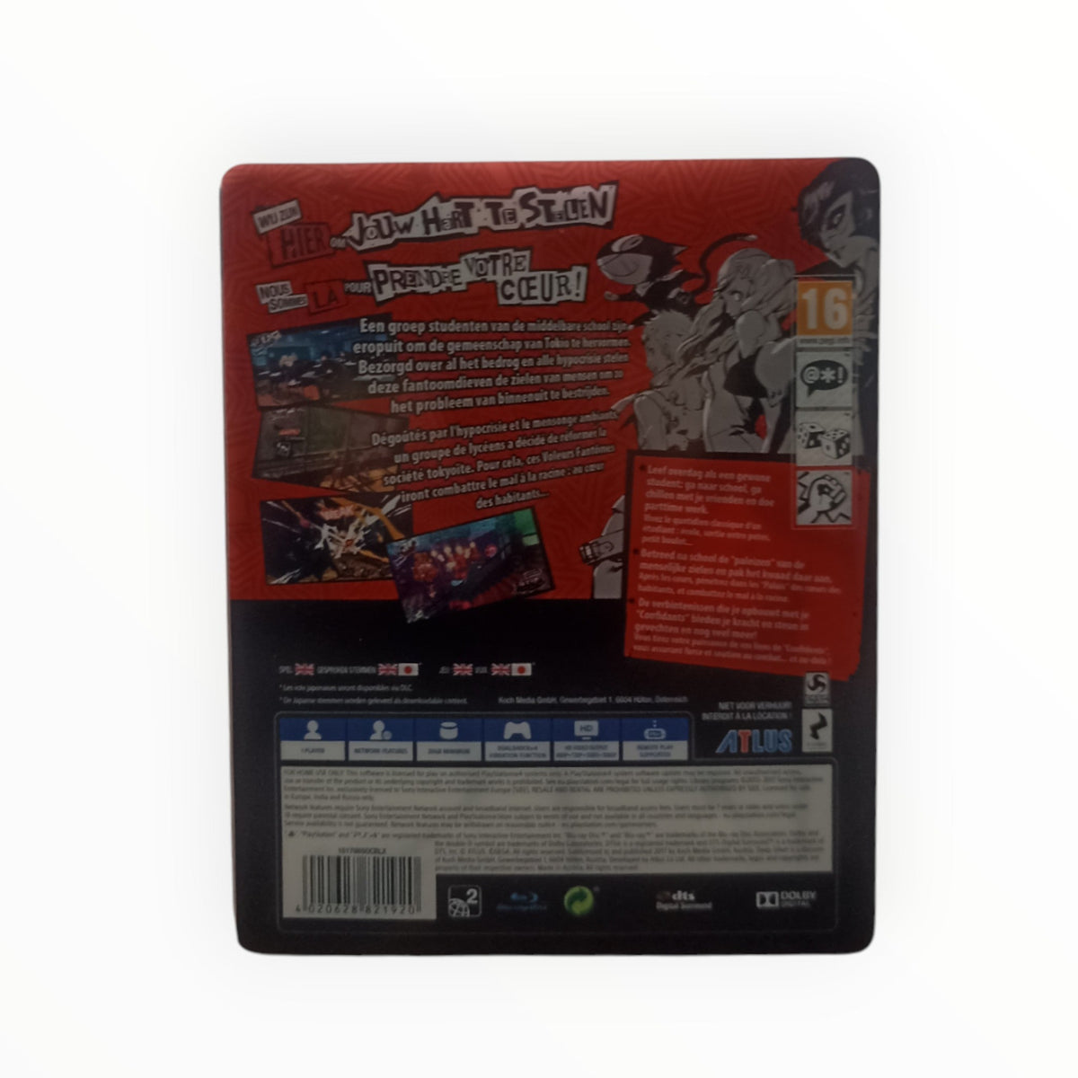 Persona 5 – Édition Steelbook – PlayStation 4 (PS4) – Complet - Masaru