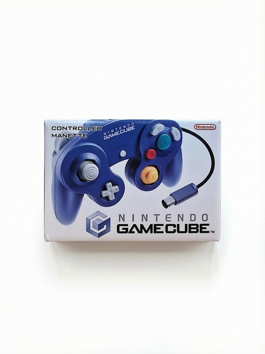 Manette Violette Gamecube en boîte