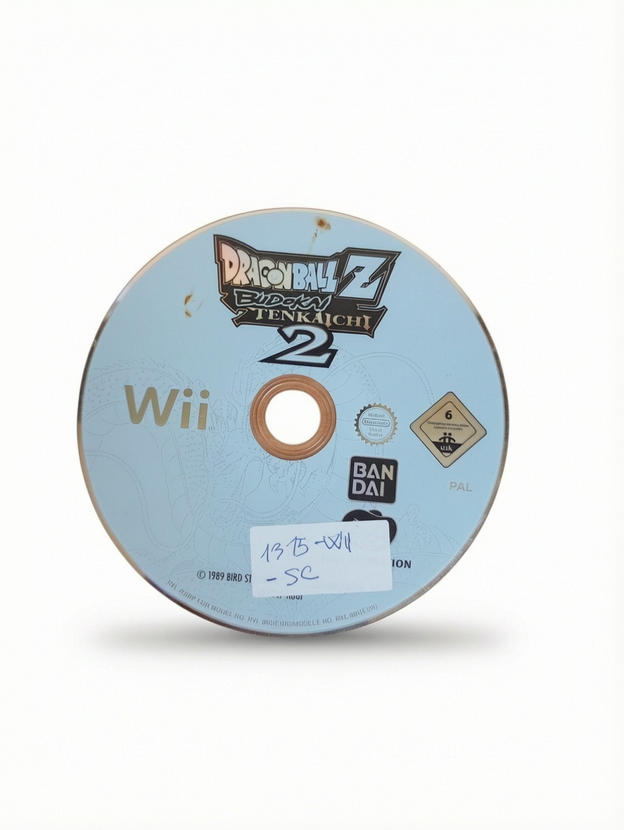 CD Dragon Ball Z Budokai Tenkaichi 2 Wii