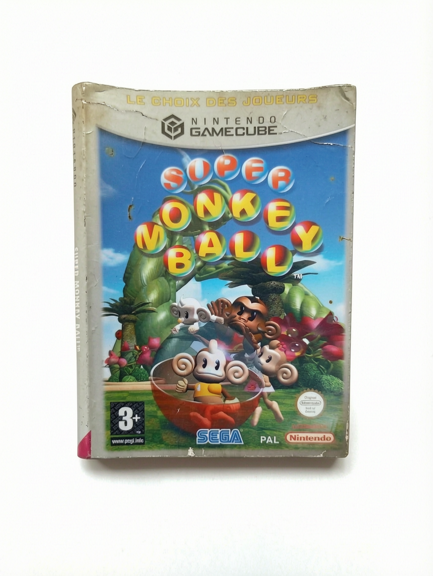 Jaquette Super Monkey Ball 1 "Le choix des joueurs"