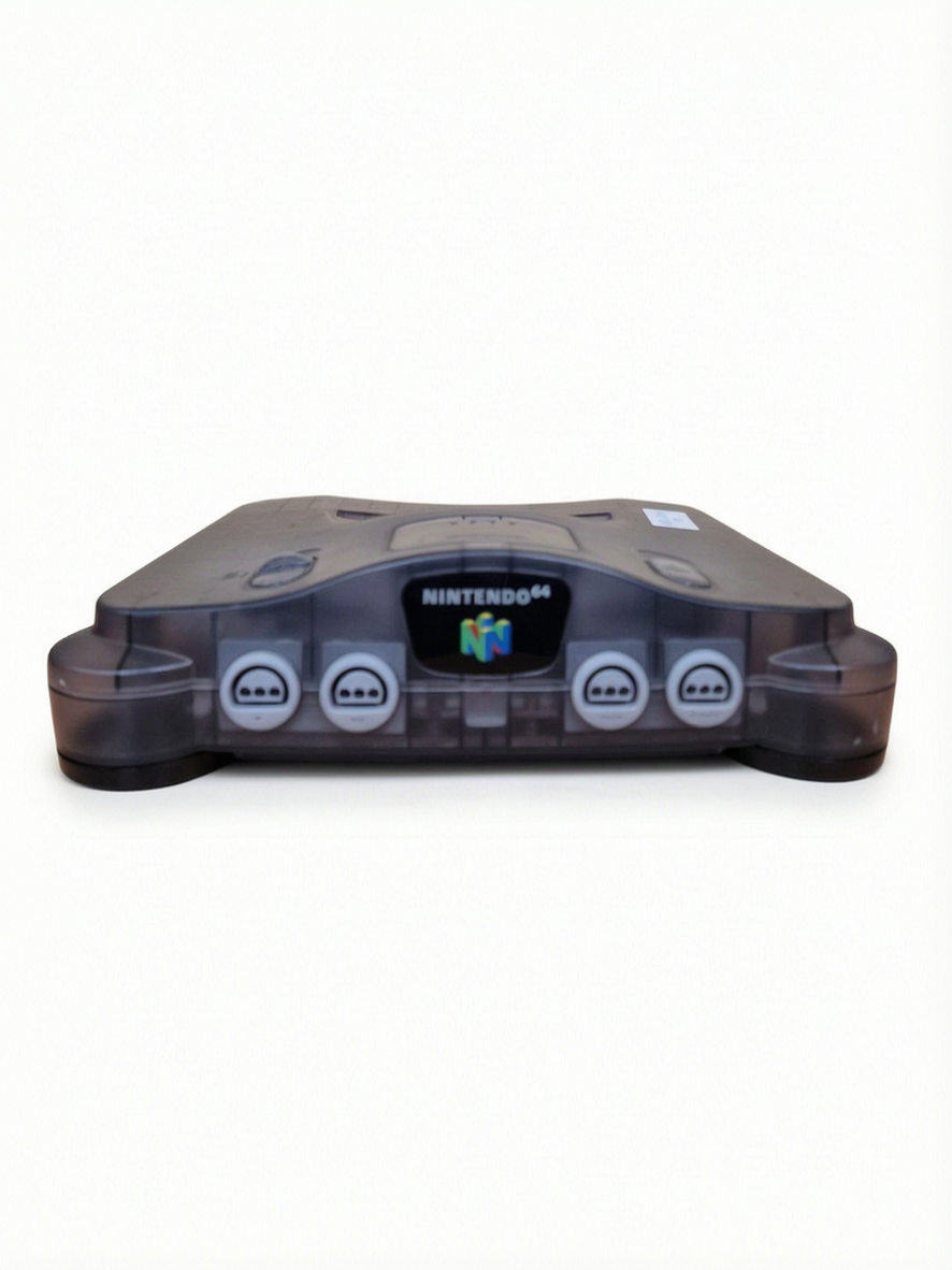 Console Nintendo 64 N64 Noire Transparent