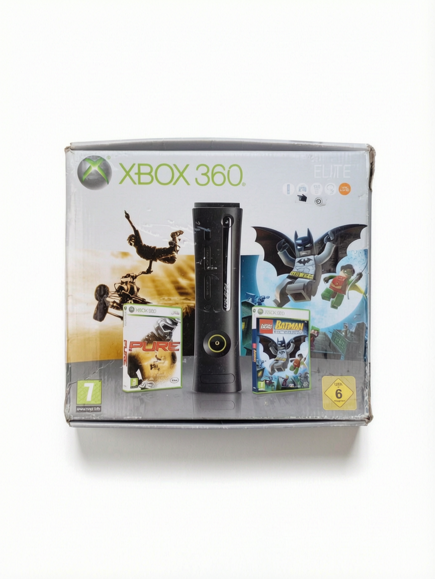 Console Xbox 360 en boîte