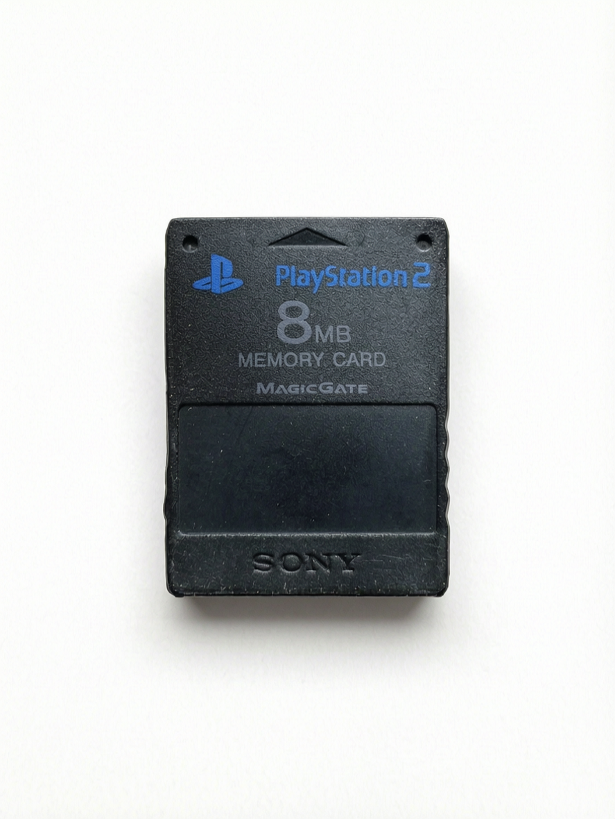 Carte mémoire Noire 8MB Playstation 2 (PS2)