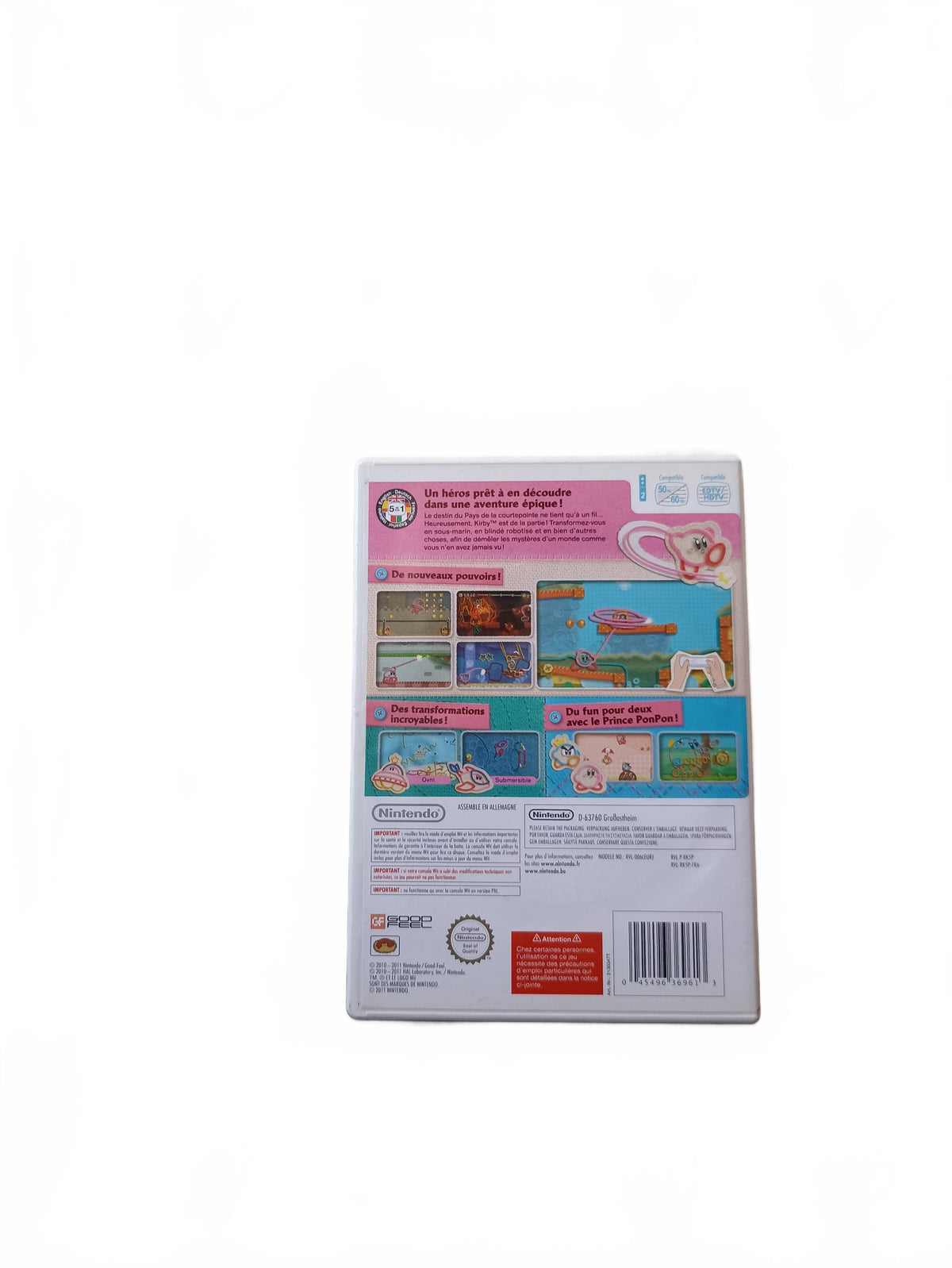 Kirby au fil de l’aventure – Nintendo Wii Complet ou Sans notice