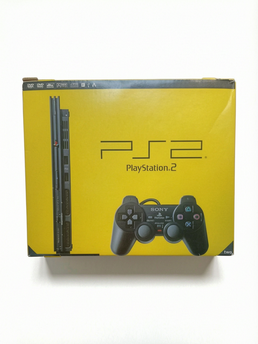 PlayStation 2 Slim – Console Sony avec boîte et accessoires (complet)