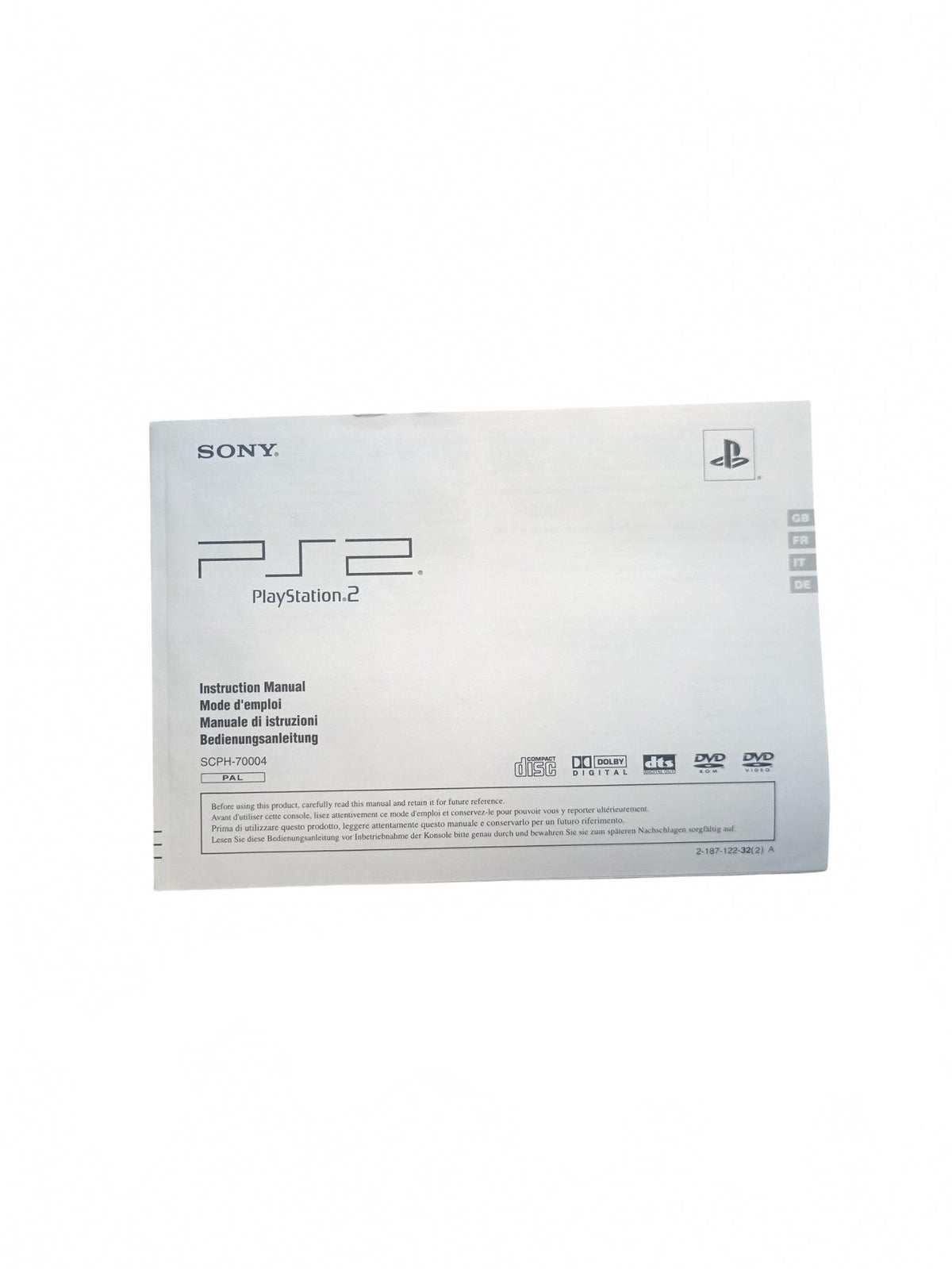 PlayStation 2 Slim – Console Sony avec boîte et accessoires (complet)