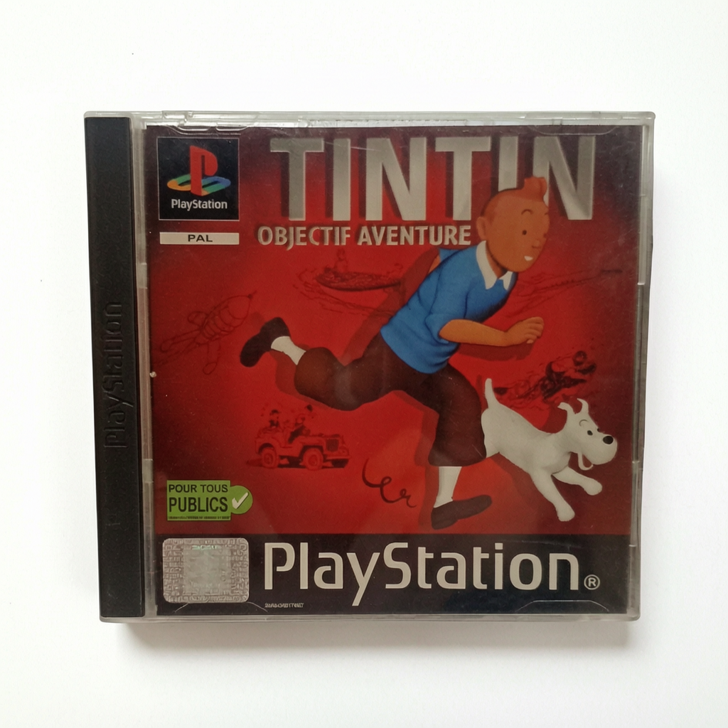 Tintin : Objectif Aventure – PlayStation 1 – Complet