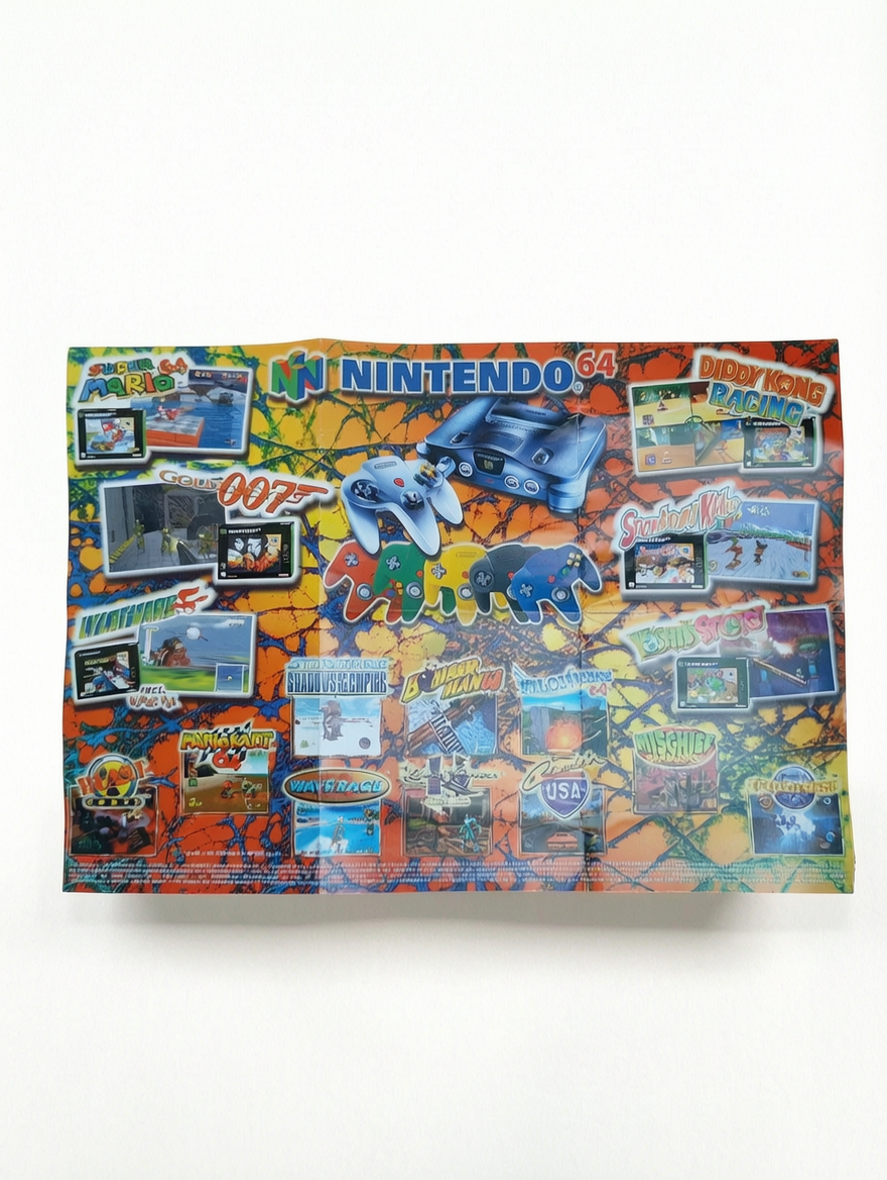 Dépliant PUB Nintendo 64/Game Boy