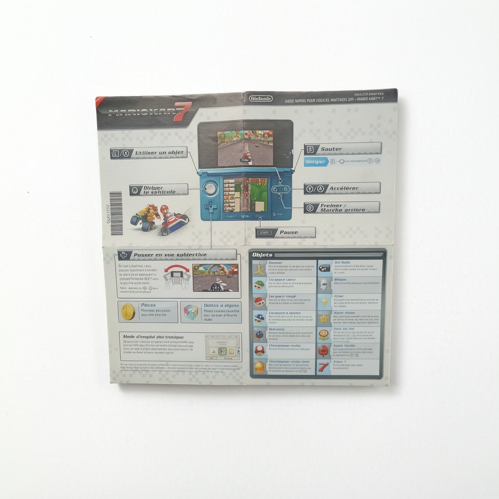 Notice Mario Kart 7 Nintendo 3DS