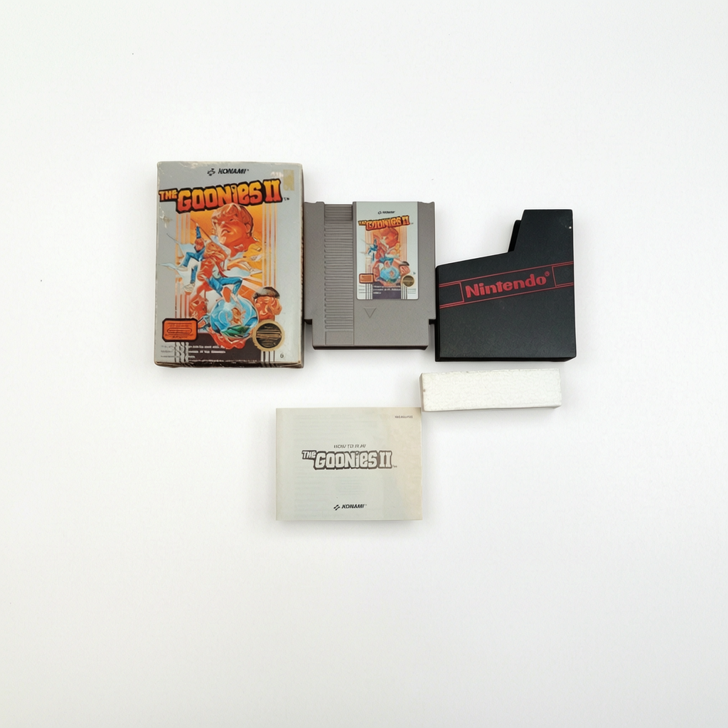 The Goonies II Nintendo NES Version PAL en boîte Complet