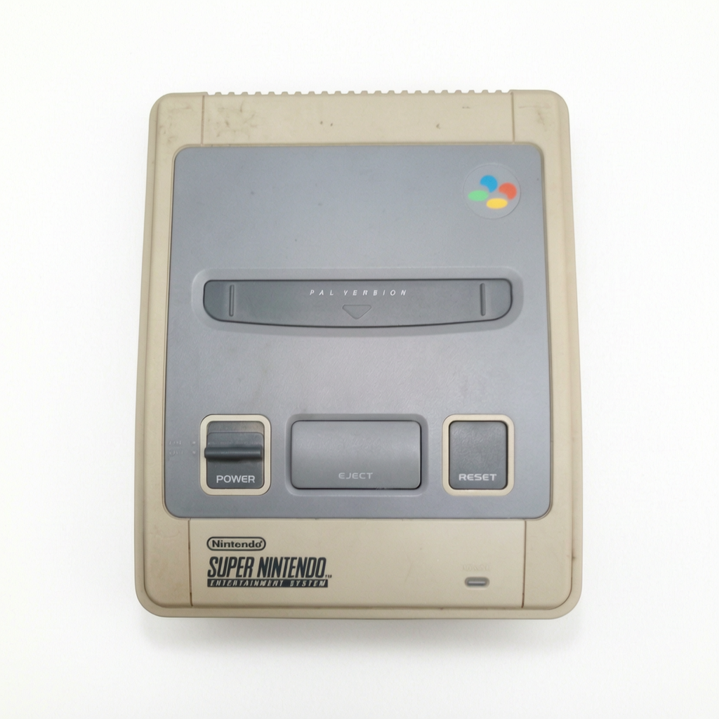 Console super nintendo entertainment system (SNES) avec cable